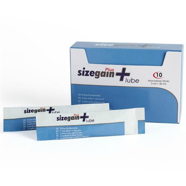 500cosmetics 500 Cosmetics Sizegain Plus Lube Lubricante Efecto Frio