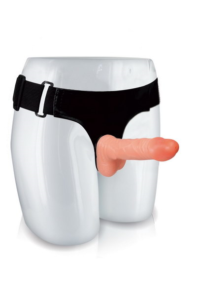 Baile20Jessica20Strap20On20Realistico2015cm-2-high.png Baile Strap-on Dildo C/ Testículos Ciberskyn 15 Cm