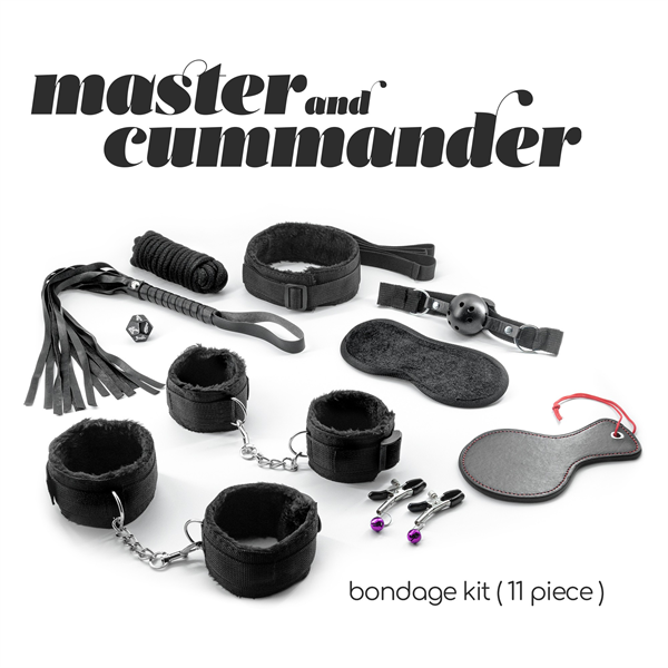 Crushious Kit Bondage Master & Cummander 11 Piezas