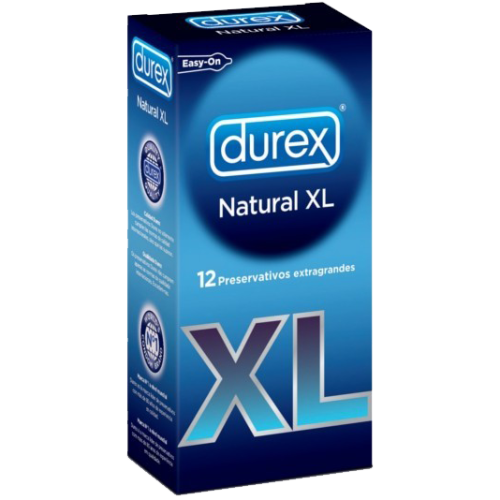 Durex-XL-12-high.png Durex Natural XL - 12 uds