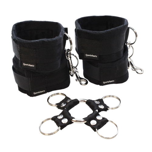 E21045-high.png Sportsheets Hog Tie & Cuff Set