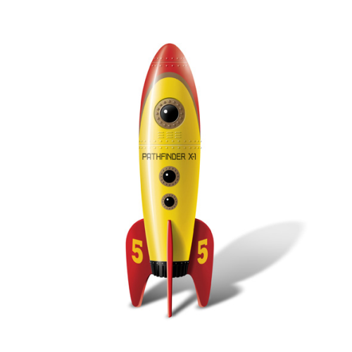 E23267-high.png Big Teaze Toys Retro Rocket Pocket Amarillo
