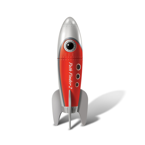 E23268-high.png Big Teaze Toys Retro Pocket Rocket Red
