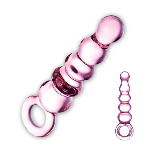 Glas Quintessence Anal Cuentas de Cristal Deslizante