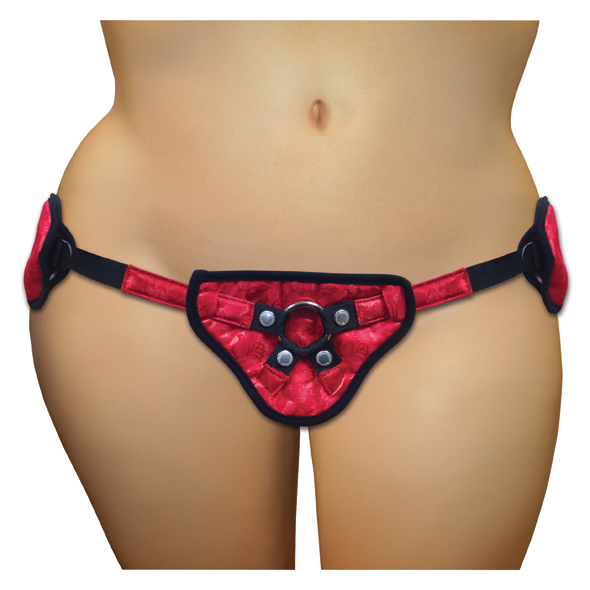 Sportsheets - Plus Size Red de encaje y satén corsettes