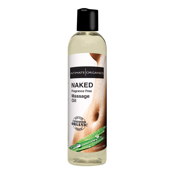 Intimate Earth Intimate Organics - Desnudas sin aroma Aceite de masaje 12