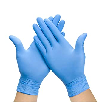 Guantes-nitrilo-azul-sin-polvo-hg-high.png Santex Guantes de Nitrilo sin Polvo (100 pcs) - Talla L