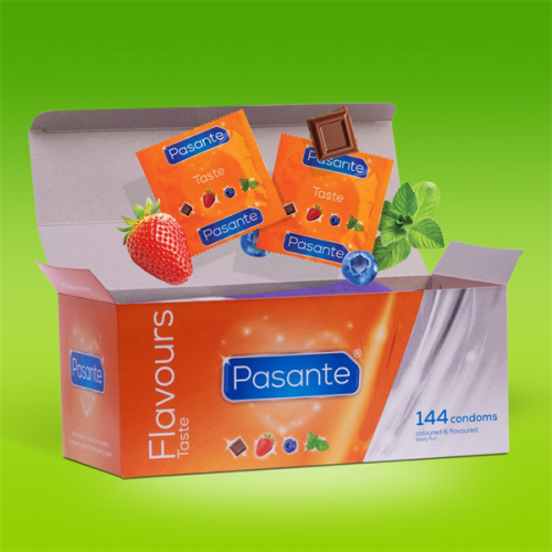 Pasante Preservativo Taste Sabores Caja 144 Uds
