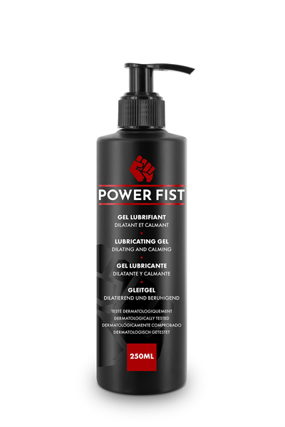 Power Fist Gel Lubricante Dilatante y Calmante 250 ml.