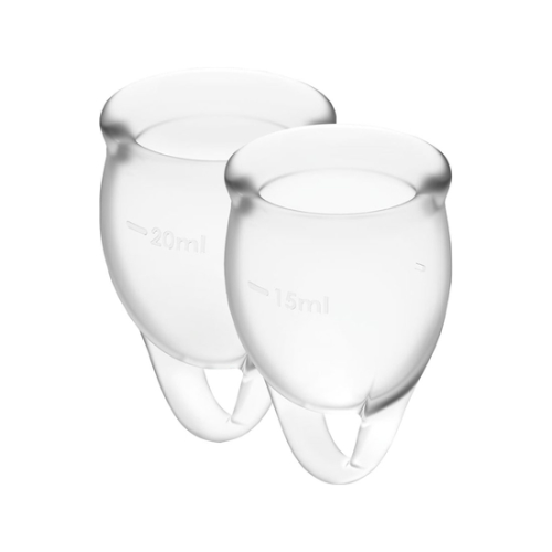 Satisfyer Feel Confident Copa Menstrual - Transparente