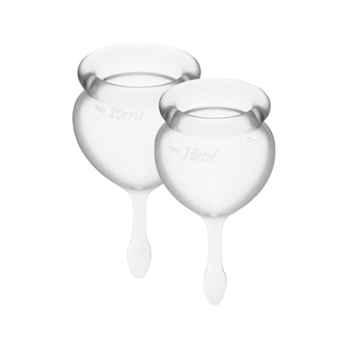 Satisfyer Feel Good Copa Menstrual - Transparente