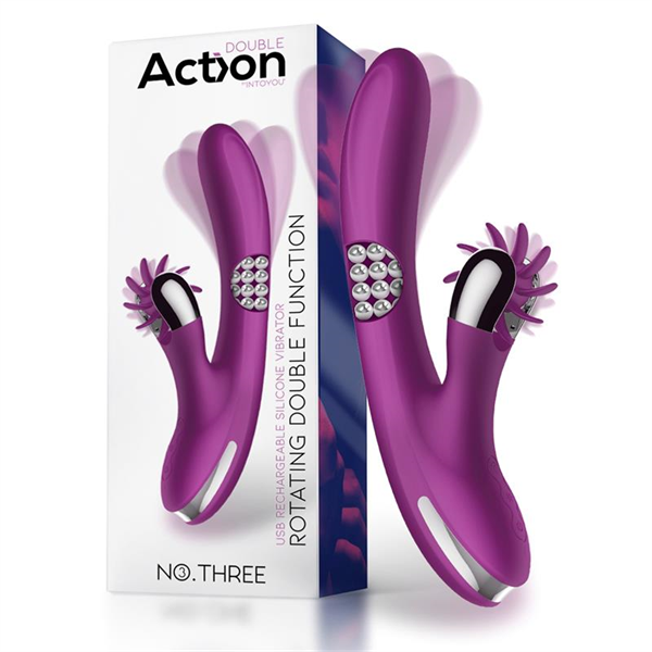 Action No. Three Bolas Giratorias y Rueda Estimuladora