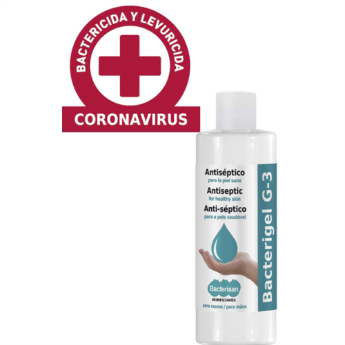 Bacterisan Gel Hidroalcohólico Sanitario Bacterigel G3 500ml
