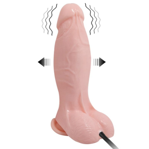 Baile Vibrador Realistico Inflable 18.8 Cm Punta Normal