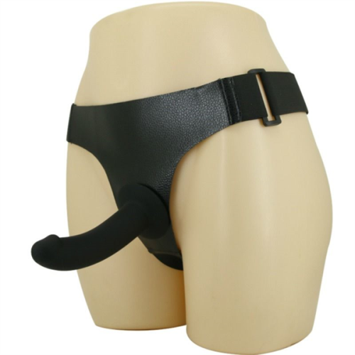 Baile Ultra Passionate Harness Arnes Con Strap On Negro 15 Cm