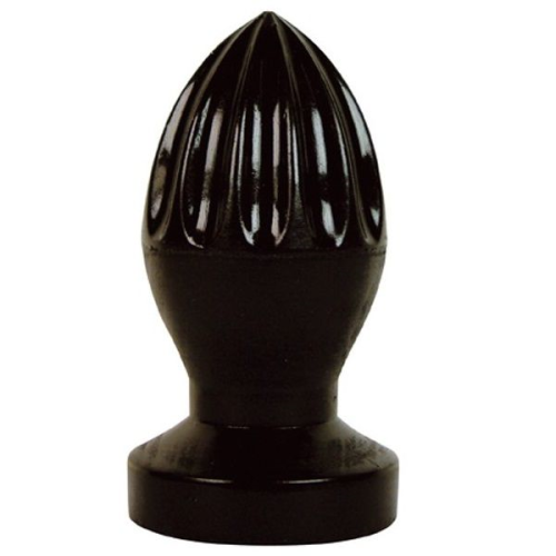 Belgo-prism Plug  Anal  All Black Suave 11 Cm