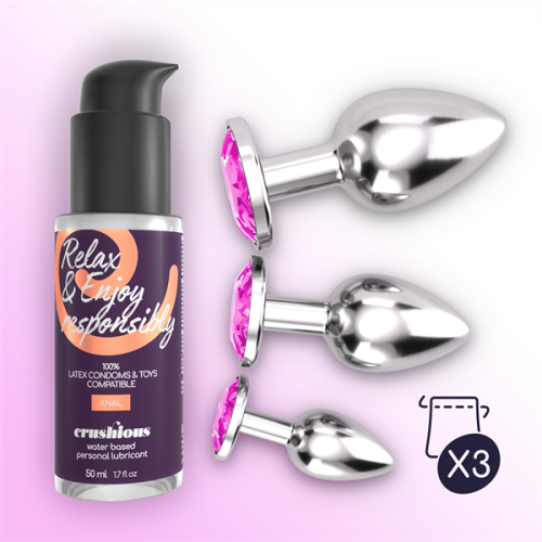bijou-anal-wet-train-trio-crushious-rosa-high.png Crushious Bijou Anal Wet Train Trio - Cristal Rosa