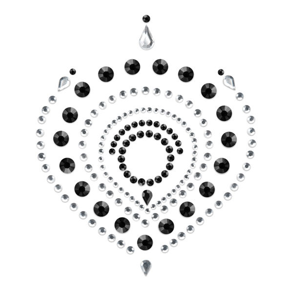 Bijoux Indiscrets Flamboyant Negro&plata