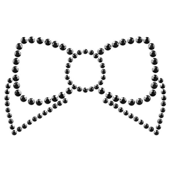 Bijoux Indiscrets Mimi Bow Cubre Pezones Negro.