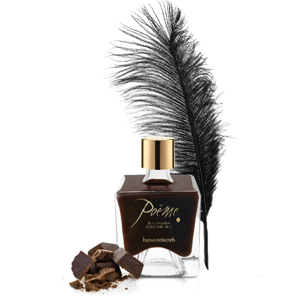Bijoux Indiscrets Poeme Pintura Comestible Chocolate Negro 50gr
