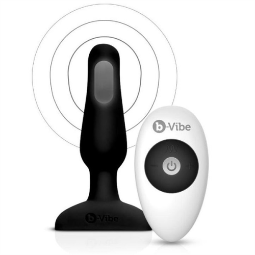 Bvibe B-vibe Novice Control Remoto Anal Plug Negro