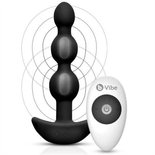 Bvibe B-vibe -triplet Anal Control Remoto Beads Negro