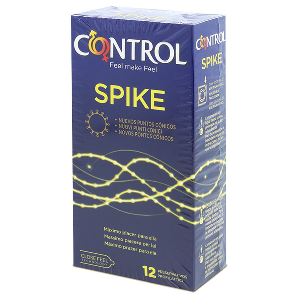 Control Sensual Intense Dots con Puntos Cónicos 12 uds.