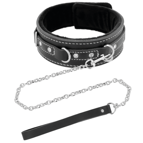 darkness-collar-leather-con-correa-alta-calidad-high.png Darkness Collar Cuero Con Correa Alta Calidad