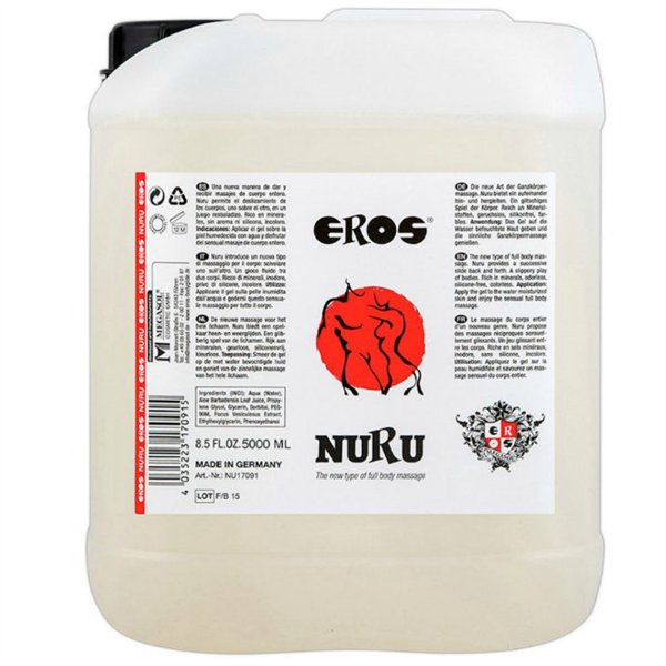 Eros Nuru Aceite Masaje Rico en Minerales 5 Litros