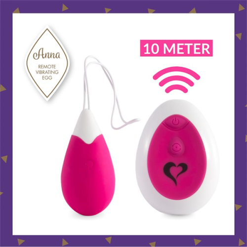 Feelztoys Huevo Vibrador Anna con Control Remoto - Rosa