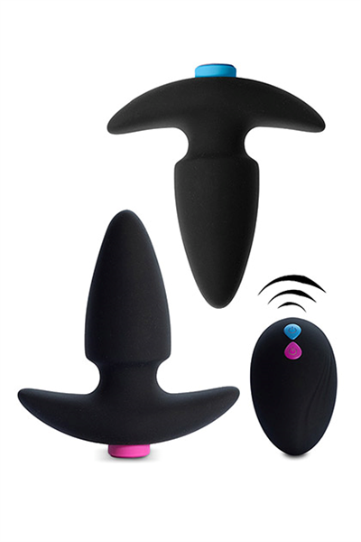 feelztoys-funkybutts-remote-controlled-butt-plug-set-high.png Feelztoys Juego De Plugs Anales Funkybutts Para Parejas