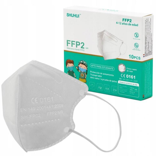 Shuhui Mascarilla Infantil FFP2 NR (4 a 12 Años) (10 pcs)