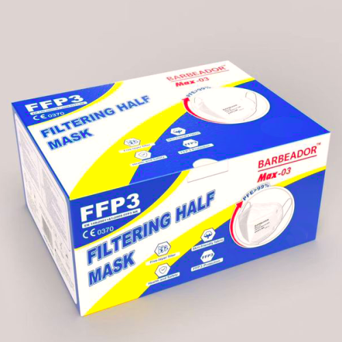 Mascarillas FFP3 - Barbeador Max-03 (10 pcs)