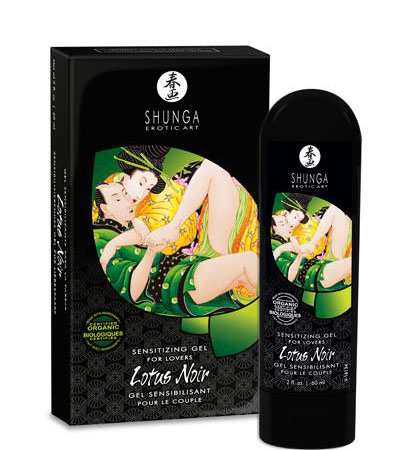 Shunga Gel Bio Estimulante Lotus Noir para Parejas
