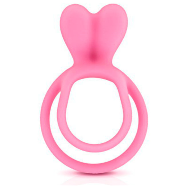 Glamy Anillo Doble Rosa