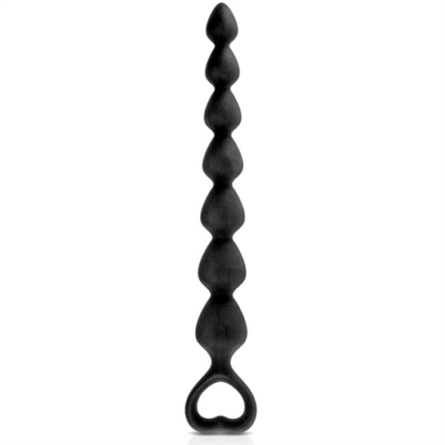 Glamy Tira Anal Silicona Mediana Back Love Negra
