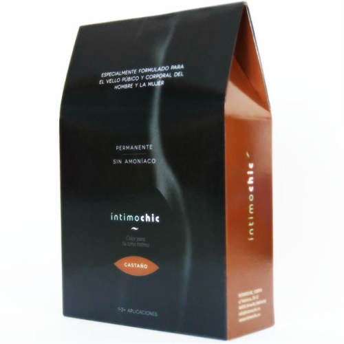 Intimochic Tinte Para El Vello Púbico Y Corporal / Castaño