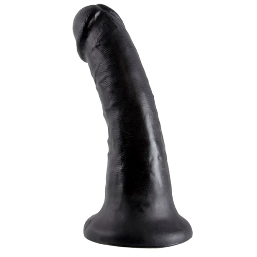 King Cock 6" Pene Negro 5.2 Cm