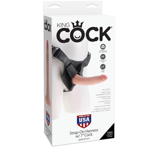 King Cock Harness Con Pene Realistico 17.8cm