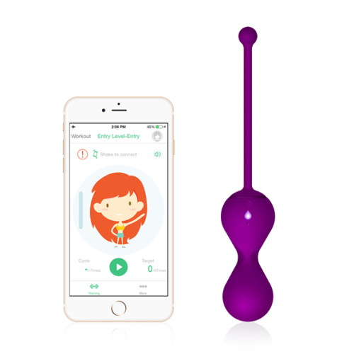 Magic Motion Bolas Chinas Kegel Master Rosa App