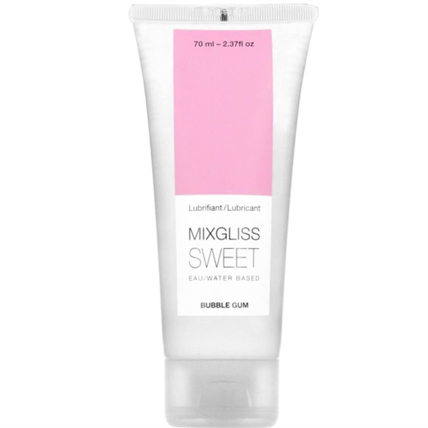 Mixgliss Sweet Lubricante Base Agua Sabor A Chicle 70 Ml