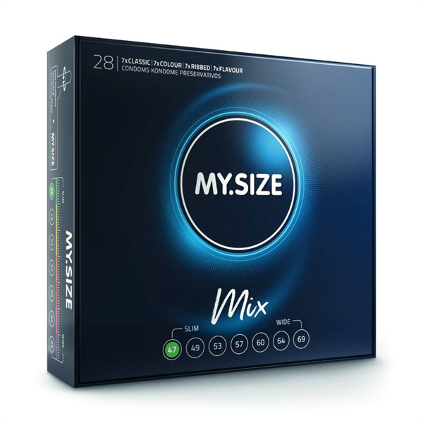 My Size Pro My Size Mix Preservativos 47 Mm 28 Unidades