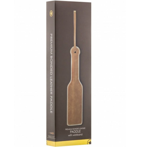ouch-brown-ouch-brown-pala-de-piel-high.png Ouch! Premium Bonded Leather Paddle - Pala de Cuero