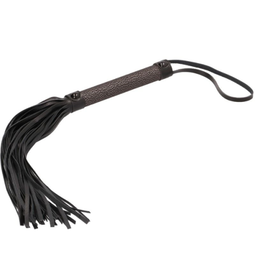ouch-latigo-elegante-bdsm-gris-titanio-high.png Ouch! Elegant Flogger - Gris Titanio