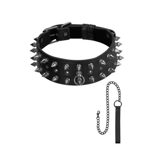 ouch-skulls-and-bones-collar-y-correa-con-puas-high.png Ouch! Skulls and Bones - Correa y Collar con Púas