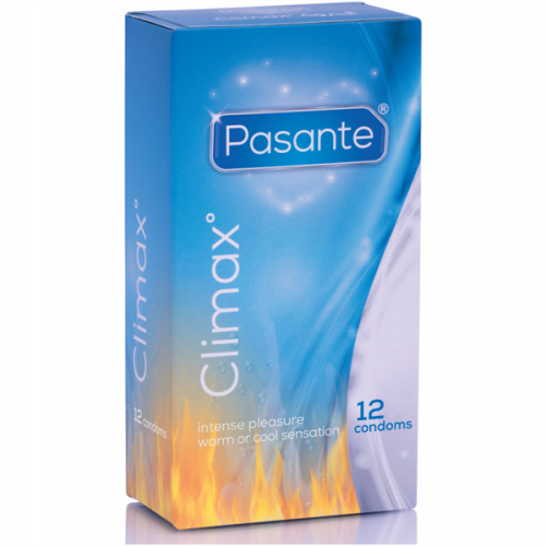Pasante Preservativo Climax Ef. Calor Y Frío 12 Uds