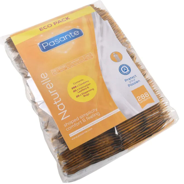 Pasante - Preservativo Eco Pack Naturelle Bolsa 288 Unidades