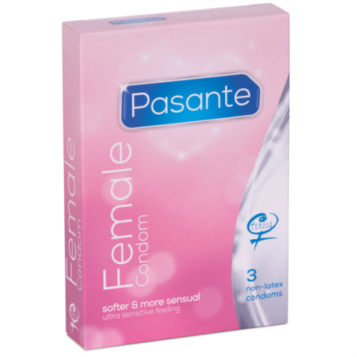 Pasante Preservativo Femenino Sin Latex  3 Unidades