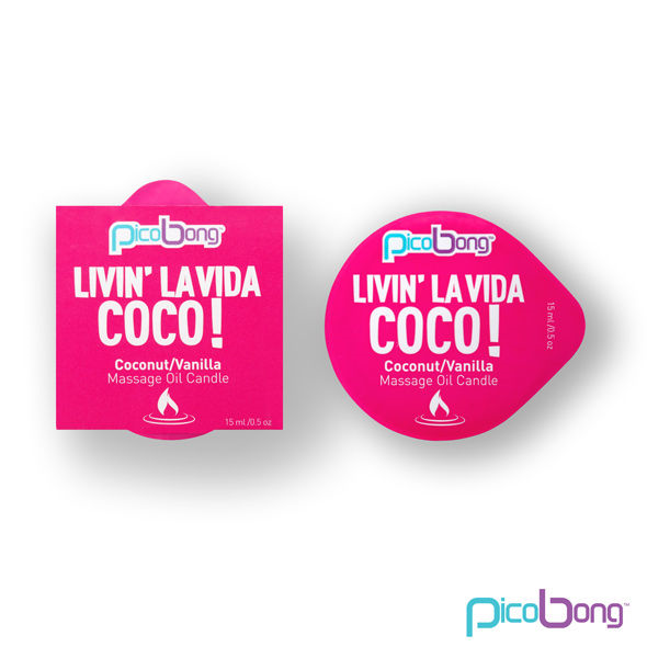 Picobong Living La Vida Coco Massage Oil Candle.