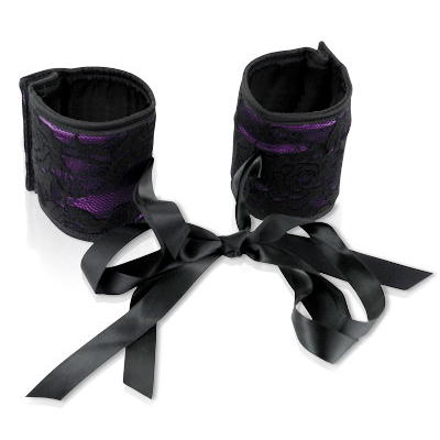 plaisirs-secrets-esposas-de-encaje-violetas-high.png Plaisir Secret Esposas de Encaje para Sumisión (Lilas)